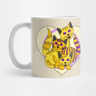 Three Intersex Kitties Mug